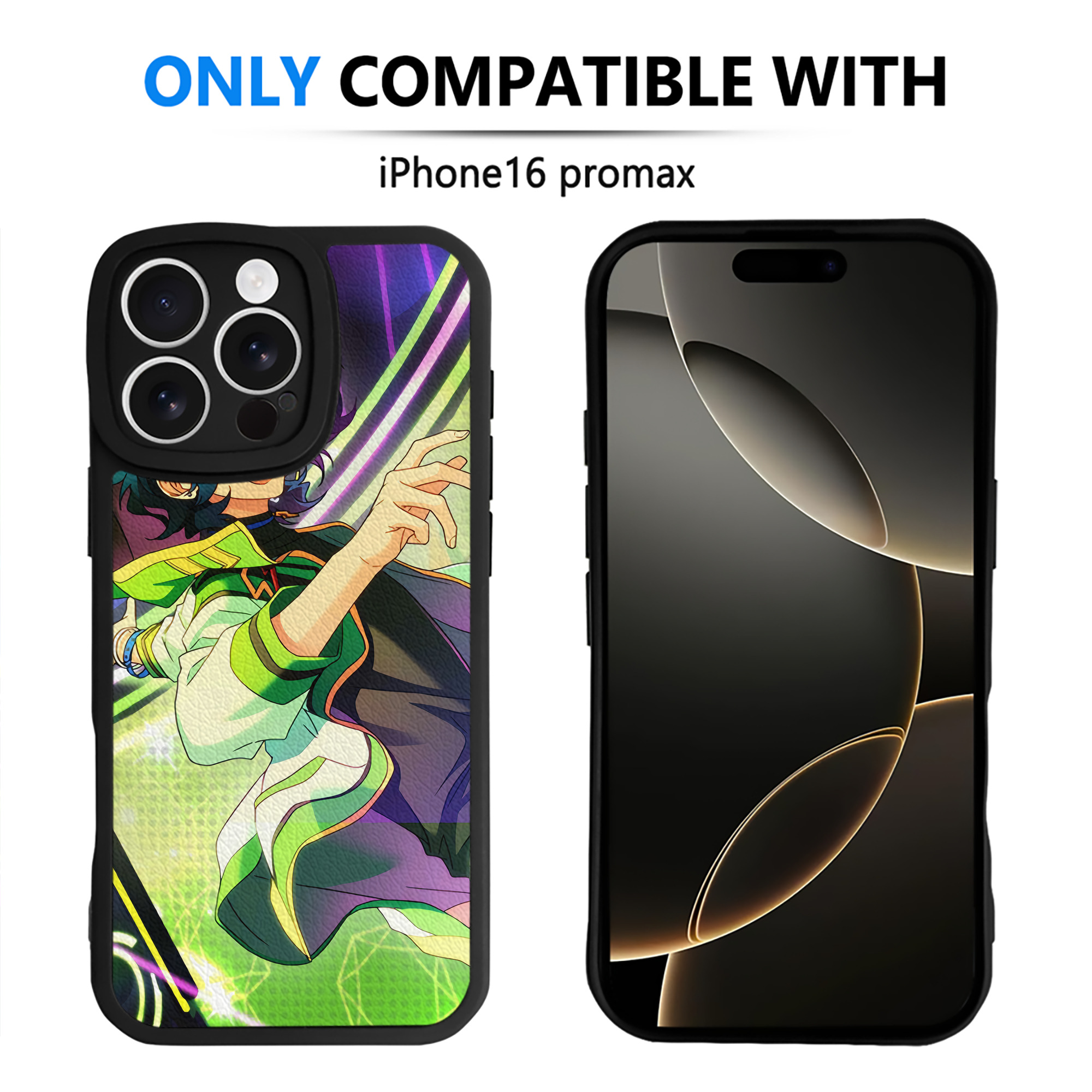 （画像用） あんさんぶるスターズ! Ensemble Stars 【iPhone 16シリーズ対応】シリコンスマホケース（レザー調） 材質：シリコン